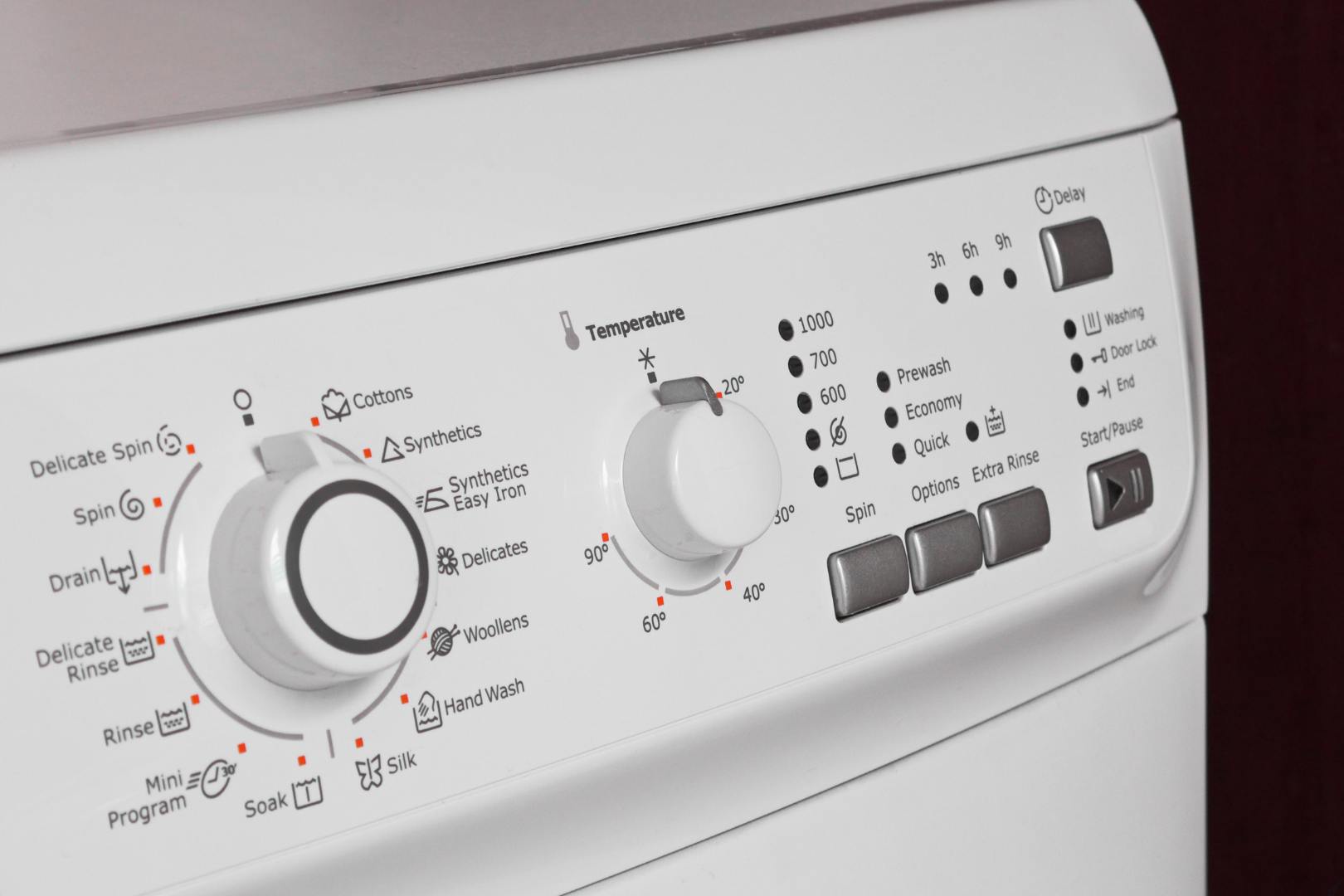 falha no painel maquina de lavar